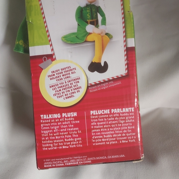 Elf will Farrell Christmas talking plush - Picture 7 of 7
